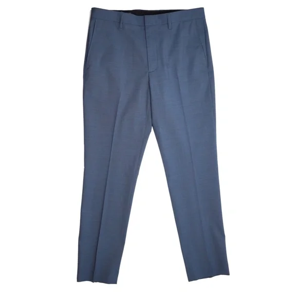 JCREW Mens 33 (HEMMED to 29.5) Thompson Pants in Blue $168 AP879 - Picture 2 of 4